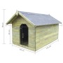 Garten Hundehütte mit offenem Dach imprägniertes Kiefernholz von vidaXL, Hundehütten - Ref: Foro24-45152, Preis: 281,75 €, Ra...