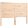 Estructura de cama de matrimonio con cabecero madera maciza de , Camas y somieres - Ref: Foro24-3194611, Precio: 164,25 €, De...