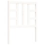 Estructura de cama individual con cabecero madera maciza blanco de , Camas y somieres - Ref: Foro24-3193882, Precio: 103,21 €...