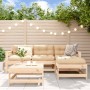 Garden sofa set 5 pieces solid pine wood by , Garden sets - Ref: Foro24-3186186, Price: 251,73 €, Discount: %