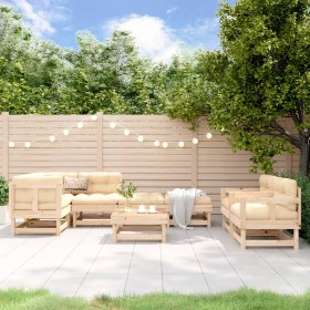 Garden furniture set 8 pieces solid pine wood by , Garden sets - Ref: Foro24-3186221, Price: 387,99 €, Discount: %