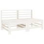 Garden furniture set 6 pieces solid white pine wood by , Garden sets - Ref: Foro24-3186474, Price: 401,73 €, Discount: %