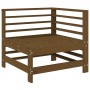 Garden furniture set 7 pieces solid honey brown pine wood by , Garden sets - Ref: Foro24-3186441, Price: 442,99 €, Discount: %