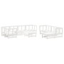 Garden furniture set 10 pieces solid white pine wood by , Garden sets - Ref: Foro24-3186565, Price: 571,74 €, Discount: %