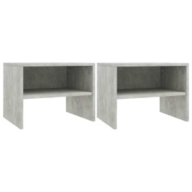 Nachttische 2 Stück Betonsperrholz 40x30x30cm von vidaXL, Nachttische - Ref: Foro24-800072, Preis: 35,99 €, Rabatt: %