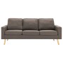 3-seater sofa in taupe gray fabric by , Sofas - Ref: Foro24-288721, Price: 301,99 €, Discount: %