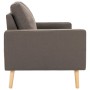 3-seater sofa in taupe gray fabric by , Sofas - Ref: Foro24-288721, Price: 301,99 €, Discount: %