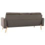 3-seater sofa in taupe gray fabric by , Sofas - Ref: Foro24-288721, Price: 301,99 €, Discount: %