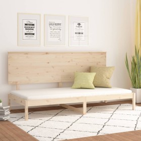 Solid pine wood sofa bed 90x200 cm by , Beds and slatted bases - Ref: Foro24-3108132, Price: 174,99 €, Discount: %