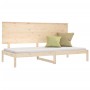 Solid pine wood sofa bed 90x200 cm by , Beds and slatted bases - Ref: Foro24-3108132, Price: 172,74 €, Discount: %