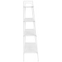 Estantería escalera 4 niveles metal blanco de vidaXL, Librerías y estanterías - Ref: Foro24-245973, Precio: 74,81 €, Descuent...