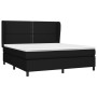 Box spring bed with black fabric mattress 160x200 cm by , Beds and slatted bases - Ref: Foro24-3127895, Price: 569,22 €, Disc...