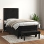 Cama box spring con colchón terciopelo negro 80x200 cm de , Camas y somieres - Ref: Foro24-3137751, Precio: 334,70 €, Descuen...