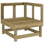 Garden furniture set 7 pieces impregnated pine wood by , Garden sets - Ref: Foro24-3186353, Price: 342,97 €, Discount: %