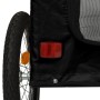 Pet Bicycle Trailer Iron Oxford Cloth Black by , pet strollers - Ref: Foro24-93856, Price: 99,74 €, Discount: %