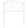 Cabecero de metal blanco 90 cm de , Cabeceros y pies de cama - Ref: Foro24-373964, Precio: 23,99 €, Descuento: %