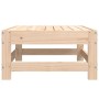 Solid pine wood garden stool by , Modular outdoor sofas - Ref: Foro24-825485, Price: 51,35 €, Discount: %