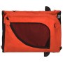 Haustier-Fahrradanhänger, Eisen-Oxford-Gewebe, Orange und Schwarz von , Kinderwagen für Haustiere - Ref: Foro24-94012, Preis:...