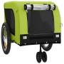 Pet Bicycle Trailer Iron Oxford Cloth Green Black by , pet strollers - Ref: Foro24-94025, Price: 117,45 €, Discount: %