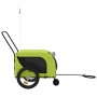 Pet Bicycle Trailer Iron Oxford Cloth Green Black by , pet strollers - Ref: Foro24-94025, Price: 117,45 €, Discount: %