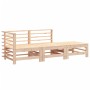 Garden furniture set 3 pieces solid pine wood by , Modular outdoor sofas - Ref: Foro24-825646, Price: 157,52 €, Discount: %