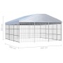 Outdoor kennel with roof 450x450 cm by vidaXL, Dog kennels and fences - Ref: Foro24-144627, Price: 1,00 €, Discount: %