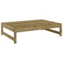 Impregnated pine wood garden stool 120x80 cm by , Modular outdoor sofas - Ref: Foro24-825715, Price: 89,20 €, Discount: %