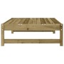 Impregnated pine wood garden stool 120x80 cm by , Modular outdoor sofas - Ref: Foro24-825715, Price: 89,20 €, Discount: %