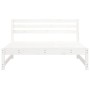 Central garden sofa solid white pine wood 120x80 cm by , Modular outdoor sofas - Ref: Foro24-825703, Price: 110,99 €, Discoun...