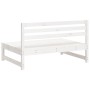 Central garden sofa solid white pine wood 120x80 cm by , Modular outdoor sofas - Ref: Foro24-825703, Price: 109,80 €, Discoun...