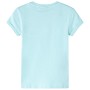 Helles Aquamarin-Kinder-T-Shirt 116 von , Kinder-T-Shirts - Ref: Foro24-11391, Preis: 8,99 €, Rabatt: %