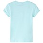 Helles Aquamarin-Kinder-T-Shirt 140 von , Kinder-T-Shirts - Ref: Foro24-11393, Preis: 8,06 €, Rabatt: %