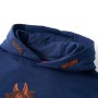 Sudadera infantil con capucha azul marino 128 de , Camisetas para niños - Ref: Foro24-14042, Precio: 12,99 €, Descuento: %