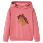 Children's pale pink hooded sweatshirt 104 by , Kids T-shirts - Ref: Foro24-14035, Price: 14,99 €, Discount: %