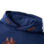 Sudadera infantil con capucha azul marino 104 de , Camisetas para niños - Ref: Foro24-14040, Precio: 12,22 €, Descuento: %