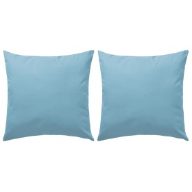 Outdoor cushions 60x60 cm light blue 2 units by vidaXL, Cushions - Ref: Foro24-44830, Price: 38,99 €, Discount: %