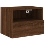 TV-Wandschrank aus braunem Eichenholzwerkstoff, 40 x 30 x 30 cm von , TV-Möbel - Ref: Foro24-836852, Preis: 31,35 €, Rabatt: %