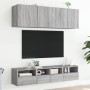 Sonoma gray engineered wood TV wall cabinet 40x30x30 cm by , TV Furniture - Ref: Foro24-836850, Price: 35,27 €, Discount: %