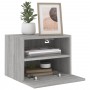 Sonoma gray engineered wood TV wall cabinet 40x30x30 cm by , TV Furniture - Ref: Foro24-836850, Price: 35,27 €, Discount: %