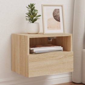 TV-Wandschrank aus Sonoma-Eiche-Holzwerkstoff, 40 x 30 x 30 cm von , TV-Möbel - Ref: Foro24-836844, Preis: 33,11 €, Rabatt: %