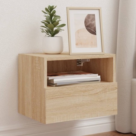 Sonoma oak engineered wood TV wall cabinet 40x30x30 cm by , TV Furniture - Ref: Foro24-836844, Price: 33,12 €, Discount: %