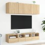 Sonoma oak engineered wood TV wall cabinet 40x30x30 cm by , TV Furniture - Ref: Foro24-836844, Price: 33,12 €, Discount: %