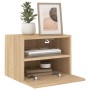 Sonoma oak engineered wood TV wall cabinet 40x30x30 cm by , TV Furniture - Ref: Foro24-836844, Price: 33,12 €, Discount: %