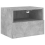 Mueble de pared TV madera ingeniería gris hormigón 40x30x30 cm de , Muebles TV - Ref: Foro24-836846, Precio: 32,68 €, Descuen...