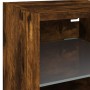 Wall-mounted TV cabinet with LED lights smoked oak 30x28.5x30 cm by , TV Furniture - Ref: Foro24-836981, Price: 31,35 €, Disc...