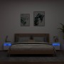 Muebles de TV de pared con luces LED 2 uds blanco 40x30x40 cm de , Muebles TV - Ref: Foro24-837170, Precio: 61,77 €, Descuent...