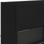 Wandmontierter TV-Schrank mit LED-Leuchten, schwarz, 98,5 x 30 x 60,5 cm von , TV-Möbel - Ref: Foro24-837107, Preis: 78,87 €,...