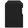 Mueble de TV de pared con luces LED negro 60x30x40 cm de , Muebles TV - Ref: Foro24-837185, Precio: 48,59 €, Descuento: %