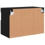 Mueble de TV de pared con luces LED negro 60x30x40 cm de , Muebles TV - Ref: Foro24-837185, Precio: 48,59 €, Descuento: %