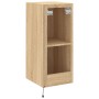 Wandmontierter TV-Schrank mit LED-Leuchten Sonoma-Eiche 30,5x35x70 cm von , TV-Möbel - Ref: Foro24-837236, Preis: 47,65 €, Ra...